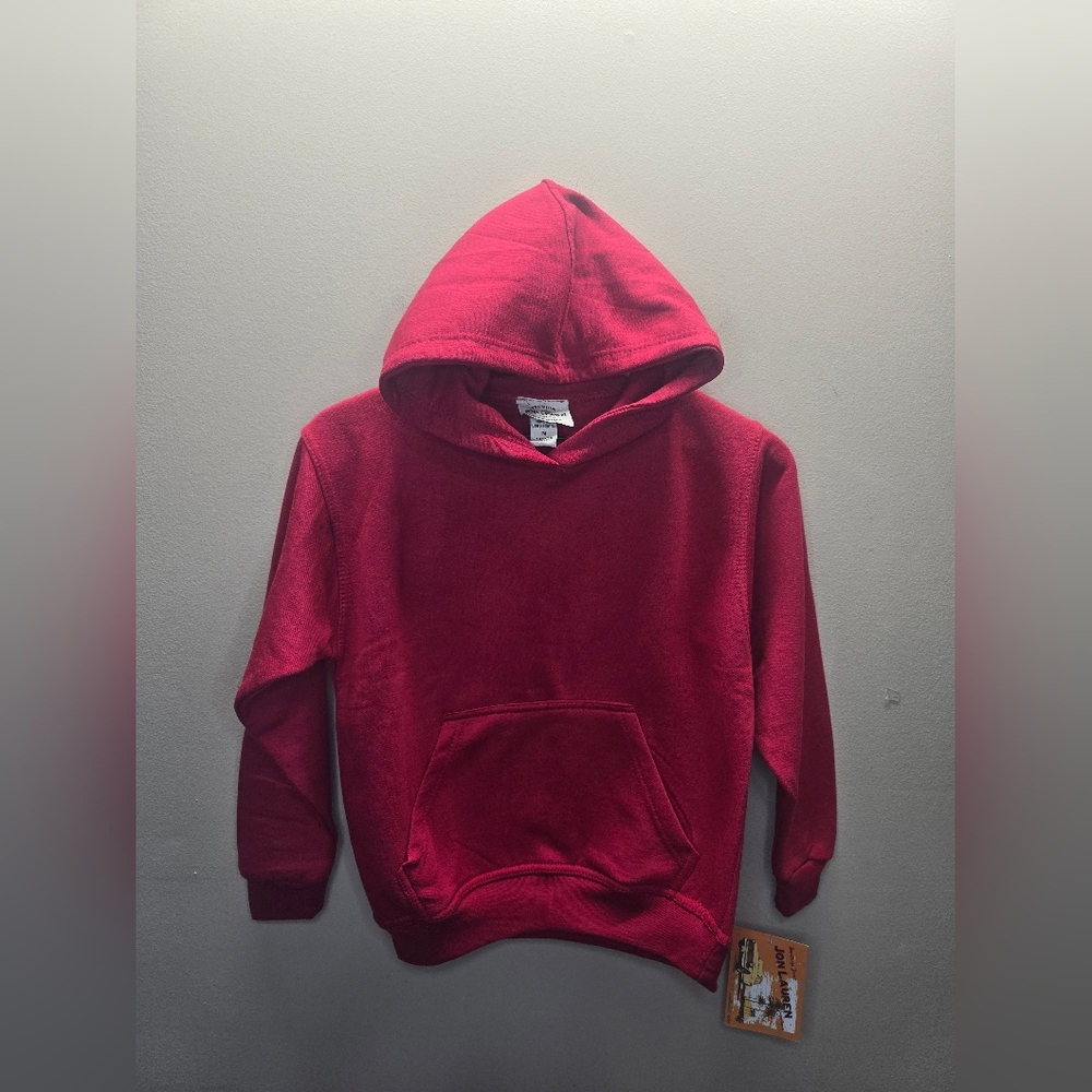 Jon Lauren Premium Red Pullover Hoodie - Kids Size Medium (New with Tags)